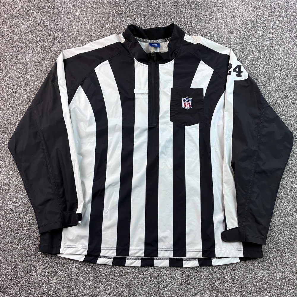 Authentic Issued NFL Game Worn Used Referee Jacket Uniform Carl Paganelli 124